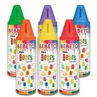 在飛比找蝦皮購物優惠-Bebeto 土耳其蠟筆彩虹熊軟糖 200g/罐