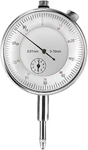 Xasbseulk Dial Indicators for Machinist, Automatic Cruise Indicator 0-1", New Dial Indicator Gauge, Metal Professional 0.01mm Accuracy Measuring Meter Gaimety