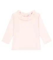 [Bonpoint] Bonpoint Baby Bella ruffled cotton jersey top M 6 pink