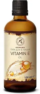 Vitamin E Oil 100ml - Tocopherol - 100% Natural Oil - Antiaging - Vitamin E Oil for Face - Skin - Hair - Nails - Lips