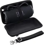 khanka for Charge 6 Waterproof Bluetooth Speaker,Case Only (Black Case with Shoulder Strap)