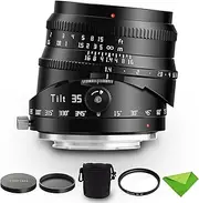 TTArtisan 35mm F1.4 Tilt X-Mount APS-C Lens for Fuji, Manual Focus Lens for Fujifilm Fuji X-Mount Cameras X-A7 X-H2 X-H2S X-T30 X-T301 X-T4 X-T5 X-T50 X-T100 X-T200 X-Pro2 X-Pro3 X-E4 X-S10 X-S20