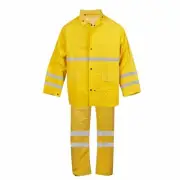 Cordova HV353YS Riptide.35 MM PVC/Polyester, Yellow, 3-Piece Rain Suit,...