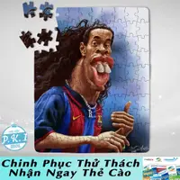 在飛比找蝦皮購物優惠-偶像系列 - 拼圖 Ronaldinho 拼圖 - 英文粉絲