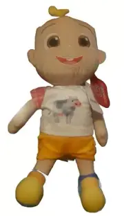 CoComelon Large 16"Pillow Cuddle Buddy Plush Stuffed JJ Doll with Cow Shirt Toy