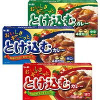 在飛比找蝦皮購物優惠-*貪吃熊*日本 SB 咖哩塊 易溶野菜咖哩塊 S&B  中辛