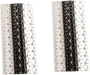 ORFOFE Geometric Pattern Hot Stamping Wrapping Paper Roll for Birthday Wedding Books DIY Craft Packaging Paper