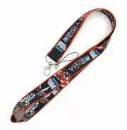 10pcs Japanese anime kids lovely Lanyard Mobile Phone ID Card KeyChain Holder