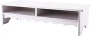 Desktop Monitor Stand Riser with Storage Layer Height Computer Desk Organizer for Home Office Use Composite Stylish Design