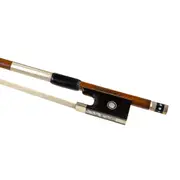 A.R. Sandner Pernambuco Violin Bow with Sterling Silver Mount and Ebony Frog