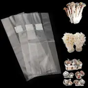 50 Pieces 25 X 50 Cm Mushroom Grow Bags, Mushroom Spawn Grow Bag Durable Bags With Filter, Tear Resistant And Strong For Mushrooms Mushrooms Grains (3