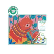 Djeco Pointillism Painting with Sticks Kids/Children Creative Art Book 3y+