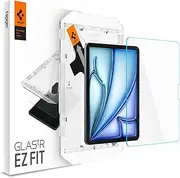 SPIGEN EZ Fit for iPad Air 11 Inch Screen Protector M3/M2, iPad Air 7th/6th Gen (2025/2024) Screen Protector, Easy Application Auto Alignment Installation Tray 9H Tempered Slim Glass - Clear