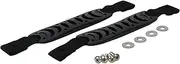 Pelican Sport - SUP Flat Handles Kit - Strong and Durable - Carry Handles - PVC Handles Fused On The Strap - Pack of 2 - Comes with Installation Hardware - PS1324-00, Black, 7"