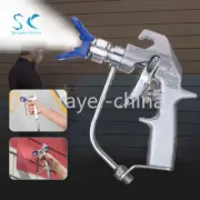 Silver Airless Spray Gun 246240 w/ Tip Guard For Wagner Titan Sprayer 5000PSI