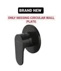 Methven Glide Wall Shower Mixer Matte Black WELS (MISSING CIRCULAR WALL PLATE)