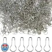 Yosawa 500 pcs Safety Pin Clothing Tag Pins Bulb Pin Metal Gourd Pin Calabash