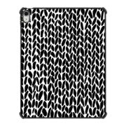 iPad Air 13-inch (M2/M3) iPad Impact Case Hand Knit Black On White