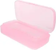 WEKADRIN Tray Box for Nail Art Tools Manicure Tool Organizer Portable Tweezers Storage Box Wear-resistant Easy to Clean for Home