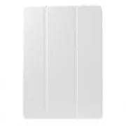 Compatible For iPad 9.7-inch (2018)/9.7-inch (2017)/Air 2/Air Tri-fold Stand Leather Cell Phone Casing White