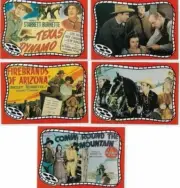 5 Card Lot *SMILEY BURNETT* 1993 Riders of the Silver Screen Cards**