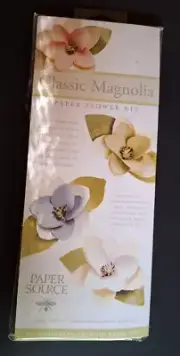 NEW Paper Source Classic Magnolia Paper Flower Kit