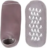 [Generic] Women Socks Pure Color Non Slip Invisible Cotton Sock Soft Comfortable Simple Breathable Socks Grey One Size fits All