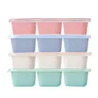 Bento Box Adult Lunch Box 4Pcs,5-Compartment Meal Prep Container for Kids,5081