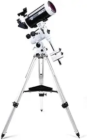 Focal Length 1500Mm Refractor Telescope with Tripod & Finder Scope, Portable Telescope for Kids & Astronomy Beginners, M