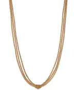 Alberto Amati 14K Yellow Gold Multi Layer Mesh Knotted Collar Necklace, 18