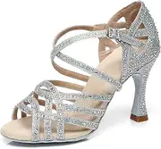 [MINITOO] Women's Dance Shoes Dance Shoes Latin Salsa Glitter