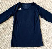 Adidas Quickset Jersey NEW Youth Navy Blue Volleyball Athletic Shirt Size L