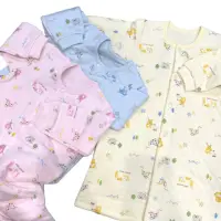 在飛比找momo購物網優惠-【Lianne baby】台灣製嬰幼兒長袖睡袍防踢背心防踢被