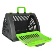 Collapsible Pet Carrier Cat Kitten Puppy Travel Carrier Plastic Crate 17"x 14"