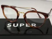 RetroSuperFuture Giaguaro Optical Havana Frame Glasses 638 49mm NIB