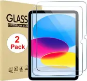 2x Tempered Glass Screen Protector For Apple iPad 10.9 inch 10th Generation 2022