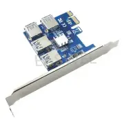 Riser Card PCI-E USB3.0 Port Multiplier express PCIe 1 to 4 PCI-E for BTC Miner