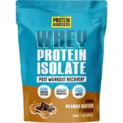 New Protein Supplies Australia WPI Whey Protein Isolate Choc Peanut Butter 500g