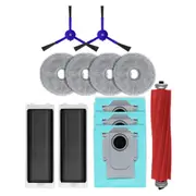 12pcs For Q P10 A7400rr Robot Vacuums Cleaner Accessory Main Side Brush Hepa Filter Mop Cloths Dust