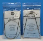 2 Packs - Skacel Addi Turbo Circular Knitting Needle - #3 - 24"