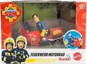 Simba Fireman Sam Fire Brigade Motorcycle with Figure and Accessories, 10.5 cm, 3+