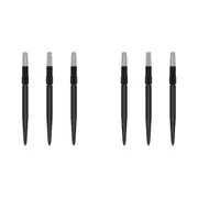 6pc Target 26mm Swiss Nano Point Replacement Spare For Dart SP Barrels Black