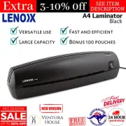 NEW Lenoxx A4 LAMINATOR MACHINE Pouches Document Certificate Laminate AU
