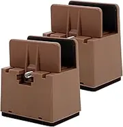 AUTSUPPL Heightening Table Leg Pads Bed Risers for Bed Dresser Bookshelf Lifter Risers Sturdy Heavy Duty