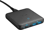 Anker USB C Charger, 543 Charger (65W II), PIQ 3.0 & GaN 4-Port Slim Fast Wall Charger, with Dual USB C Ports (45W Max), for MacBook, USB C Laptops, iPad Pro, iPhone and More
