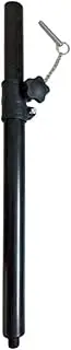 Speaker Pole Mount for Subwoofer Mount Extender Stable Manual Metal 27.56-47.24inch 2 in 1 Speakers Extender for Performance