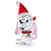 SWAROVSKI CRYSTAL HOLIDAY CHEERS POODLE FIGURINE #5625854 BRAND NIB SAVE$$ F/SH