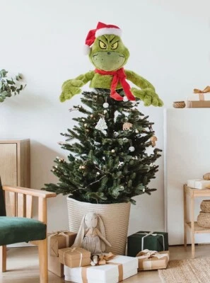 Dr Seuss The Grinch Who Stole Christmas Grinch Tree Hugger Plush In Hand