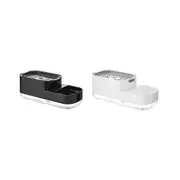 2pcs Countertop Kitchen Soap Dispenser And Sponge Holder Sink Dish Washing Soap Dispenser