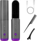 PRO Portable Straightener Brush Rechargeable Cordless Mini Hair Straightener Com